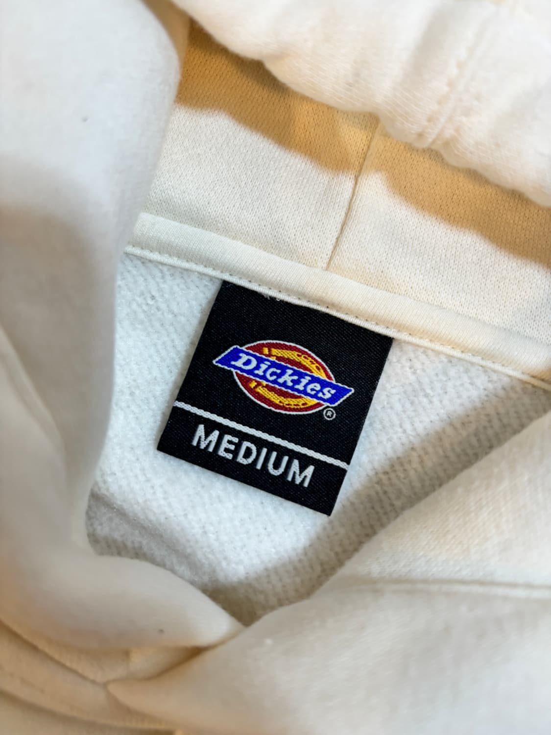 디키즈 빅로고 아이보리 후드티 M 상품이미지3