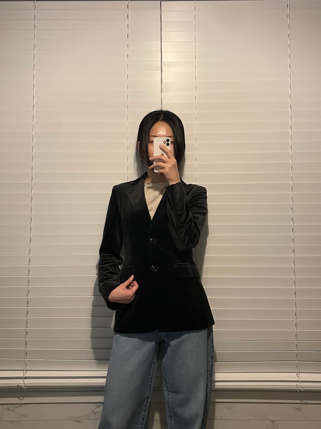 막스앤코 벨벳 투버튼 블레이저 상품이미지2