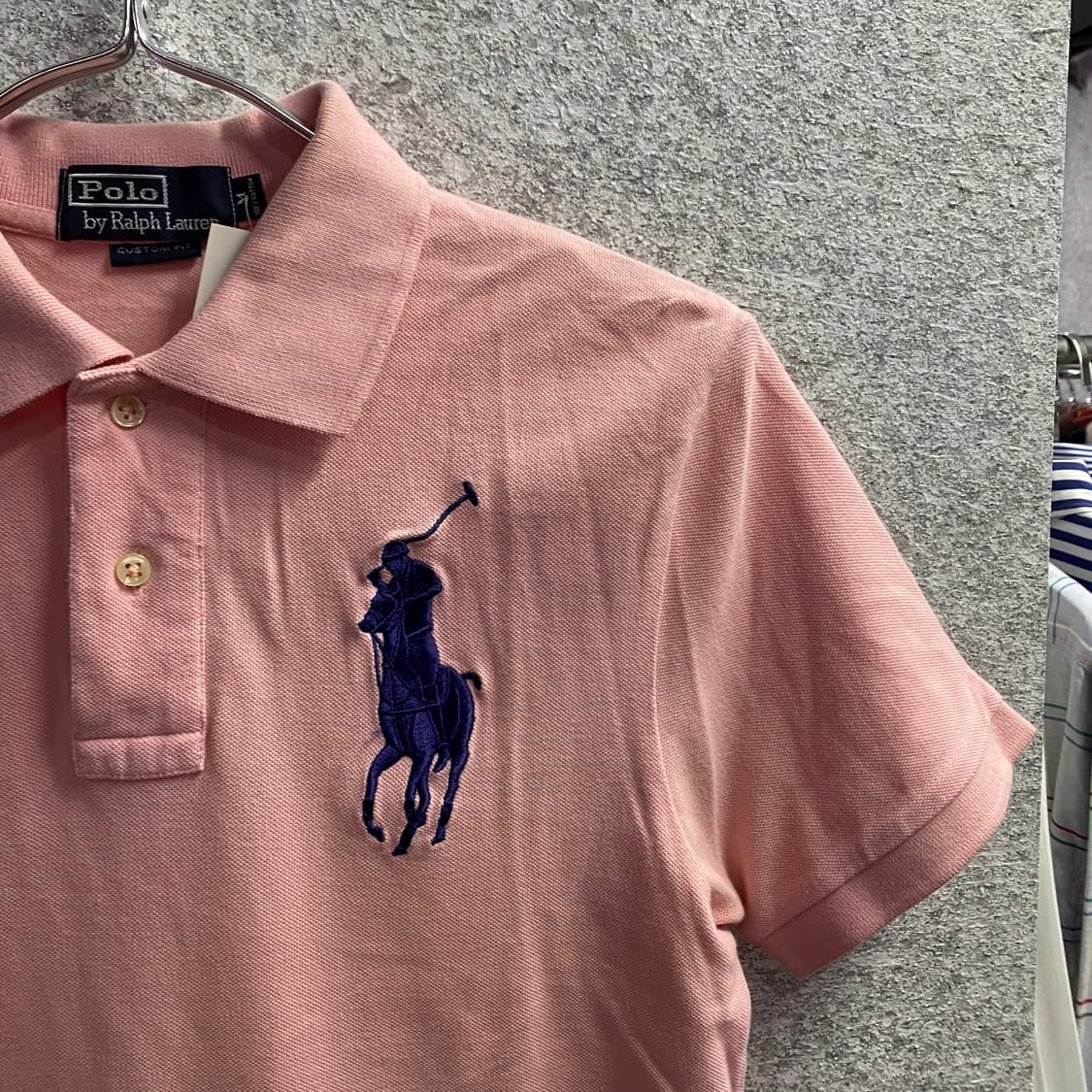 폴로랄프로렌 빅포니 핑크 카라넥티 B4610 상품이미지3