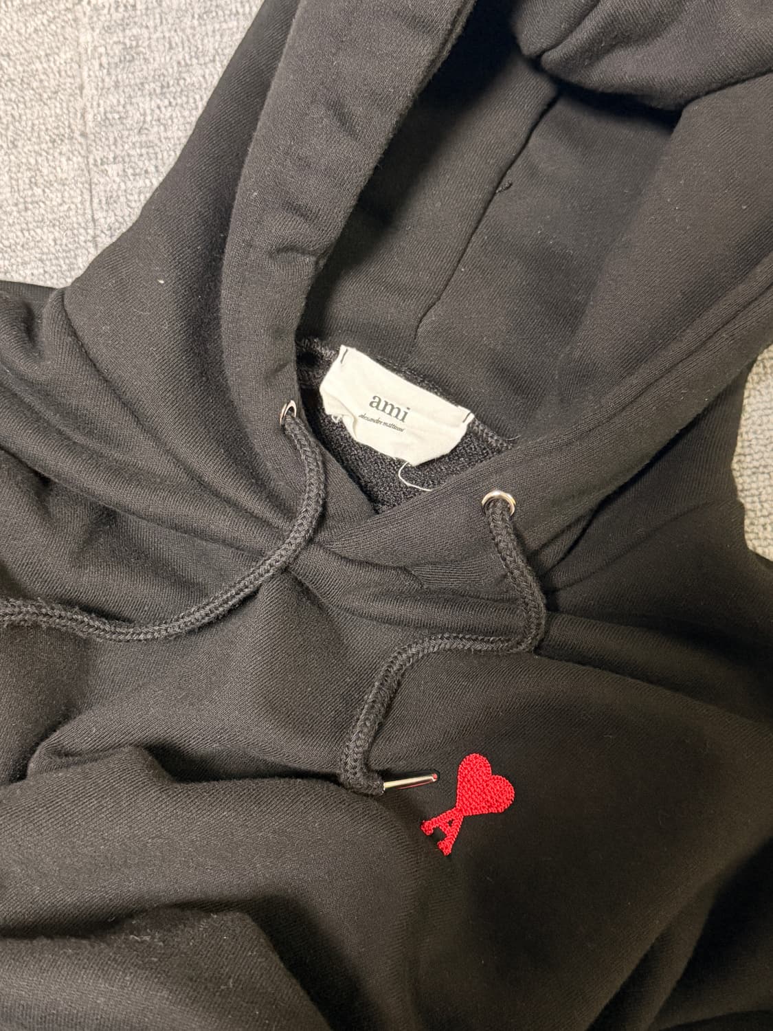 아미 후드티 블랙 L사이즈 상품이미지1