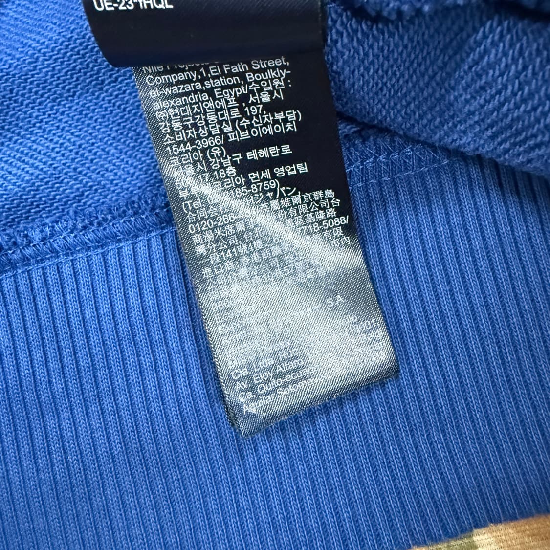 (L)타미 힐피거 Tommyhilfiger 빅로고 후드티셔츠(블루) 상품이미지4