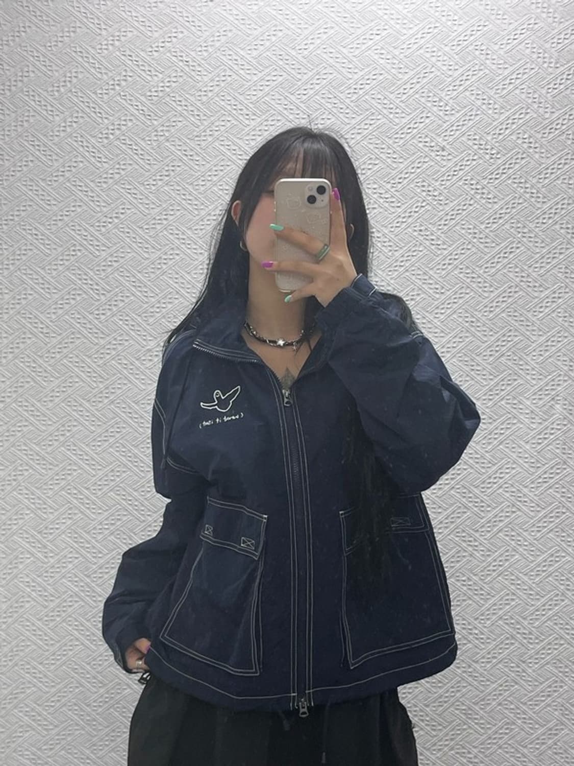 마크곤잘레스 빈티지 스케치스티치 바람막이 자켓 S C07249 상품이미지1