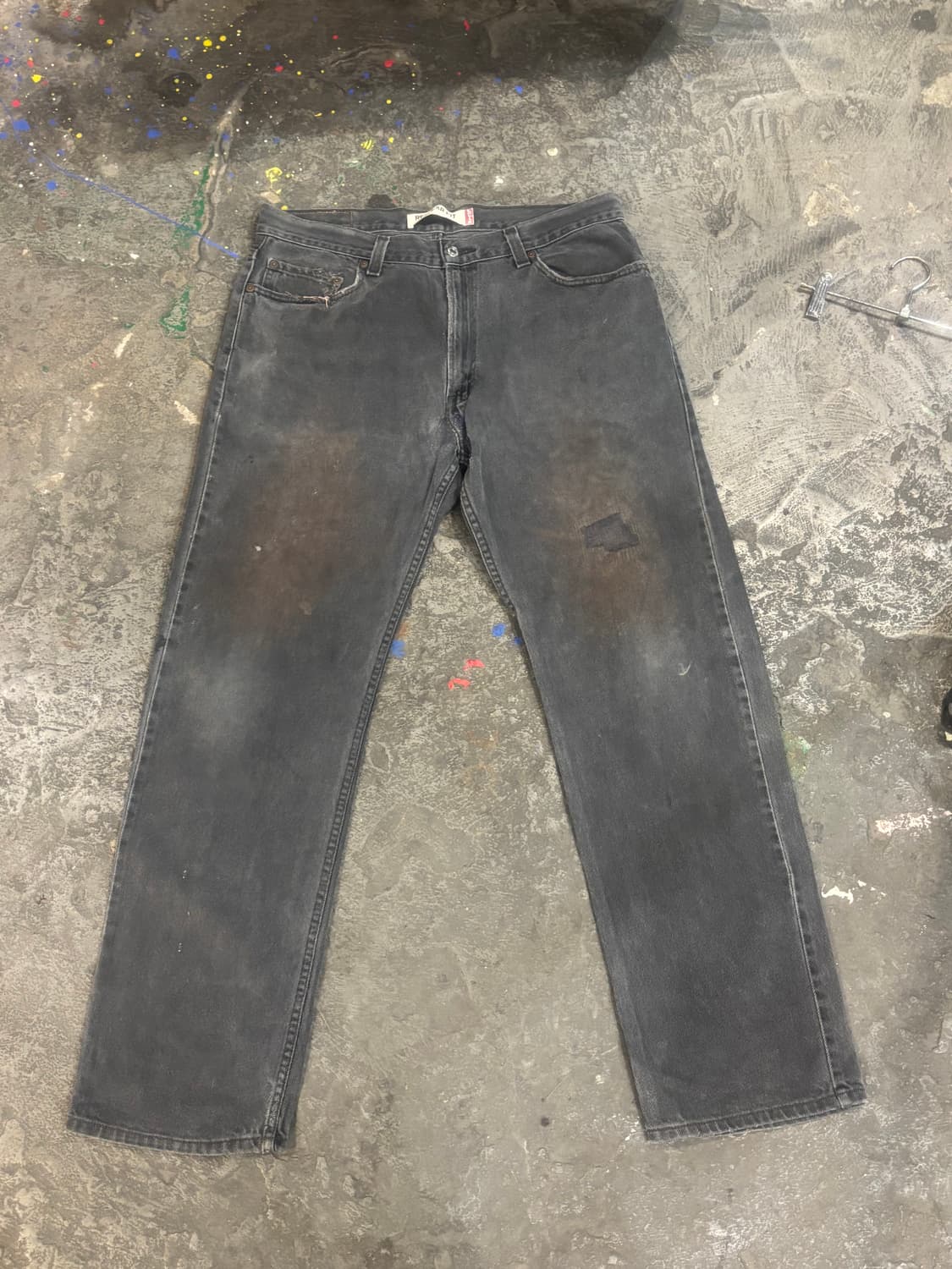 리바이스 505 흑청 상품이미지9