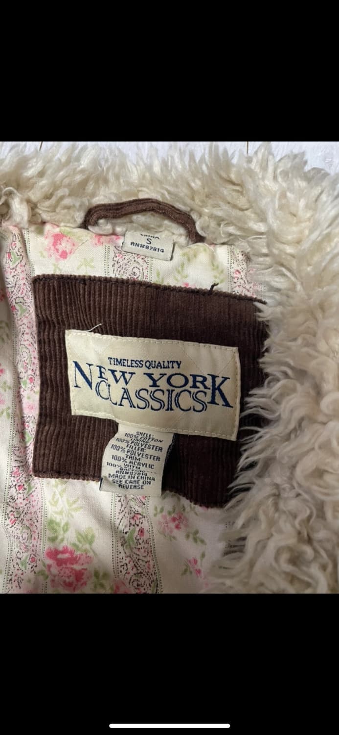 코듀로이 골덴 퍼 자켓 브라운 갈색 상품이미지3