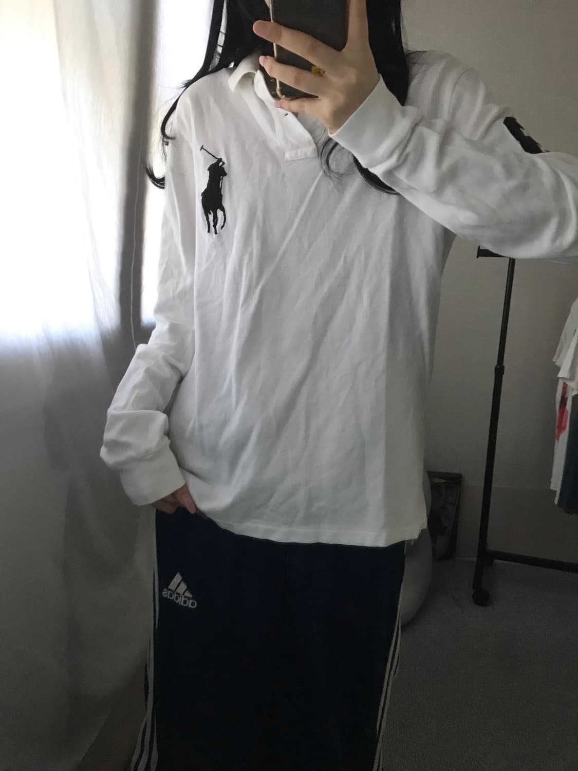 폴로 흰검 빅포니 티셔츠 상품이미지6