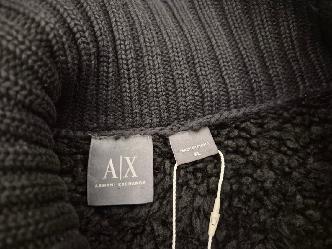 00s 알마니익스체인지 쉐르파 니트 짚업 상품이미지6