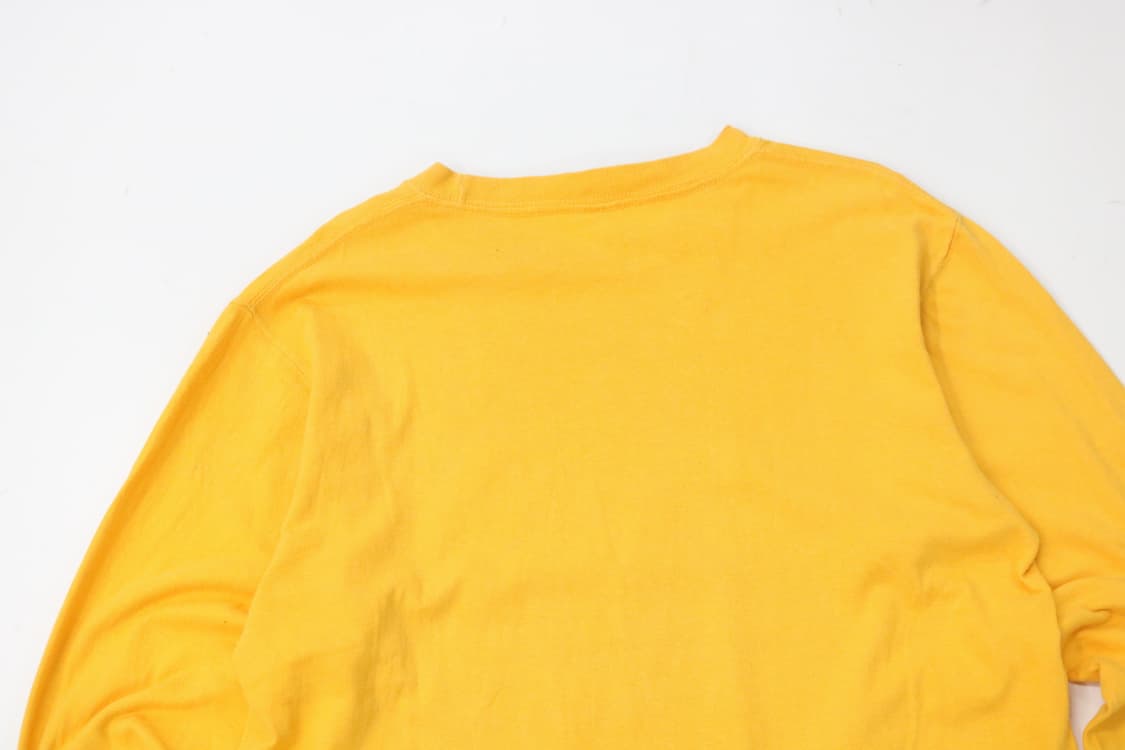 빈티지 루이지애나 비터 레트로 옐로우 롱슬리브 티셔츠 (M) 상품이미지7