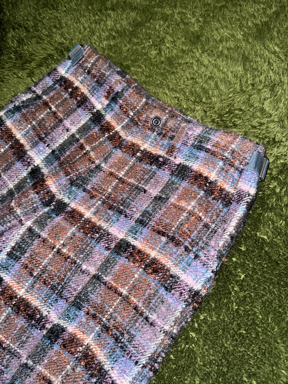 [30] NICHOLAS DALEY 니콜라스 데일리 70s 체크 트라우저 상품이미지2