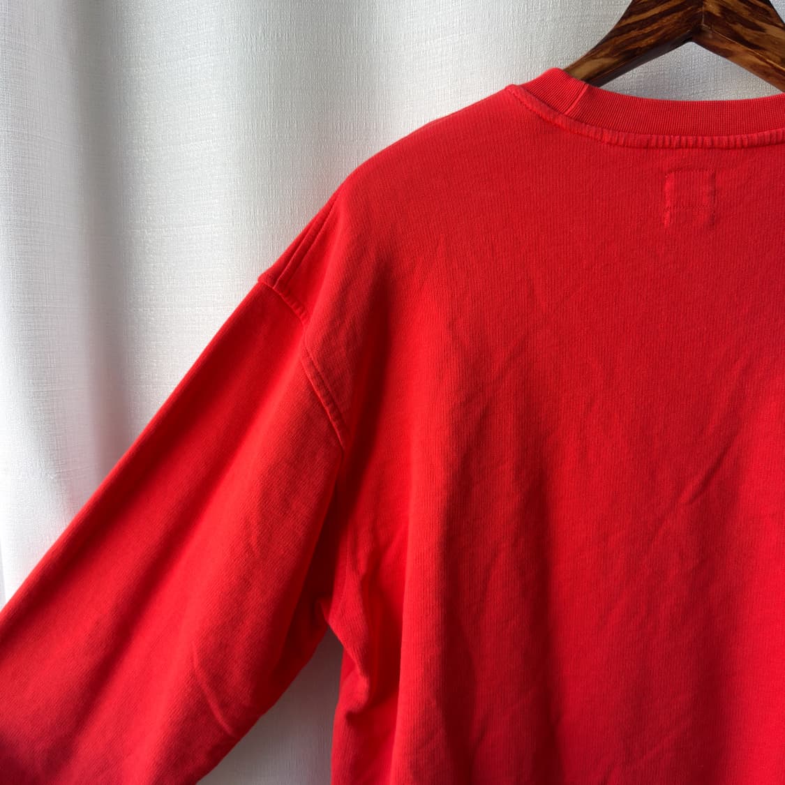 리바이스 로고 자수 릴랙스드핏 맨투맨 레드 M 상품이미지8