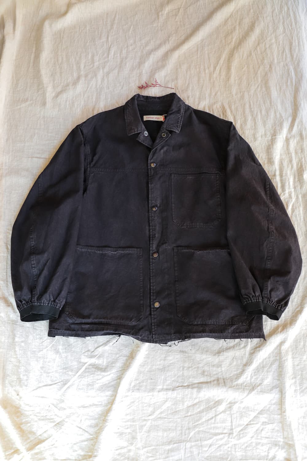 [2] 24fw 바벨오브젝트 cover jkt - black 상품이미지1