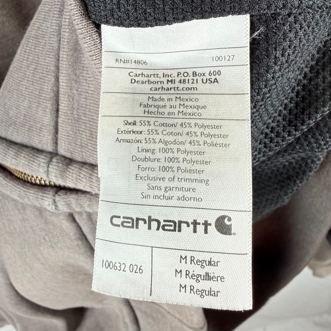 (M) 칼하트 레인디펜더 후드집업 헤드그레이 상품이미지7