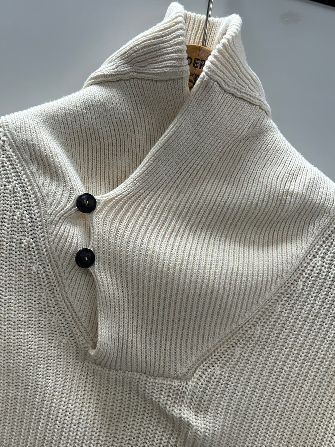 90s 폴로 랄프로렌 숄카라 코튼 니트 상품이미지6