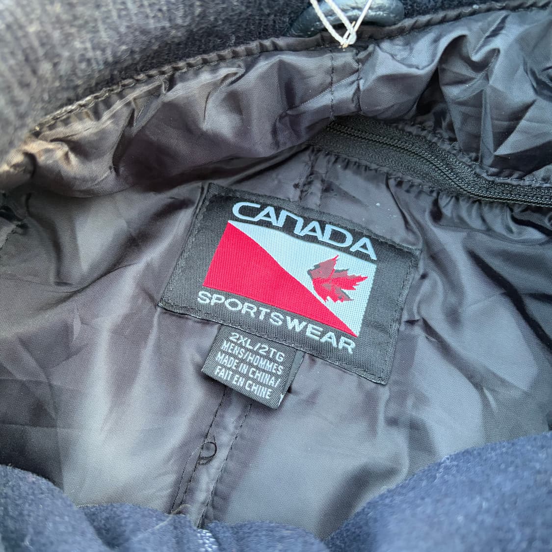 00s CANADA 빈티지 울 바시티 자켓 2XL 상품이미지6