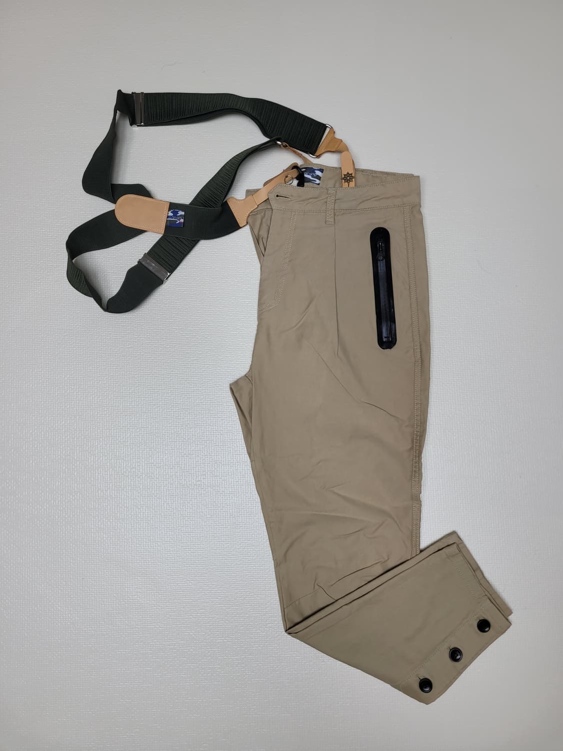 코데즈컴바인 남자 숄더벨트 면바지 31 베이지 상품이미지2