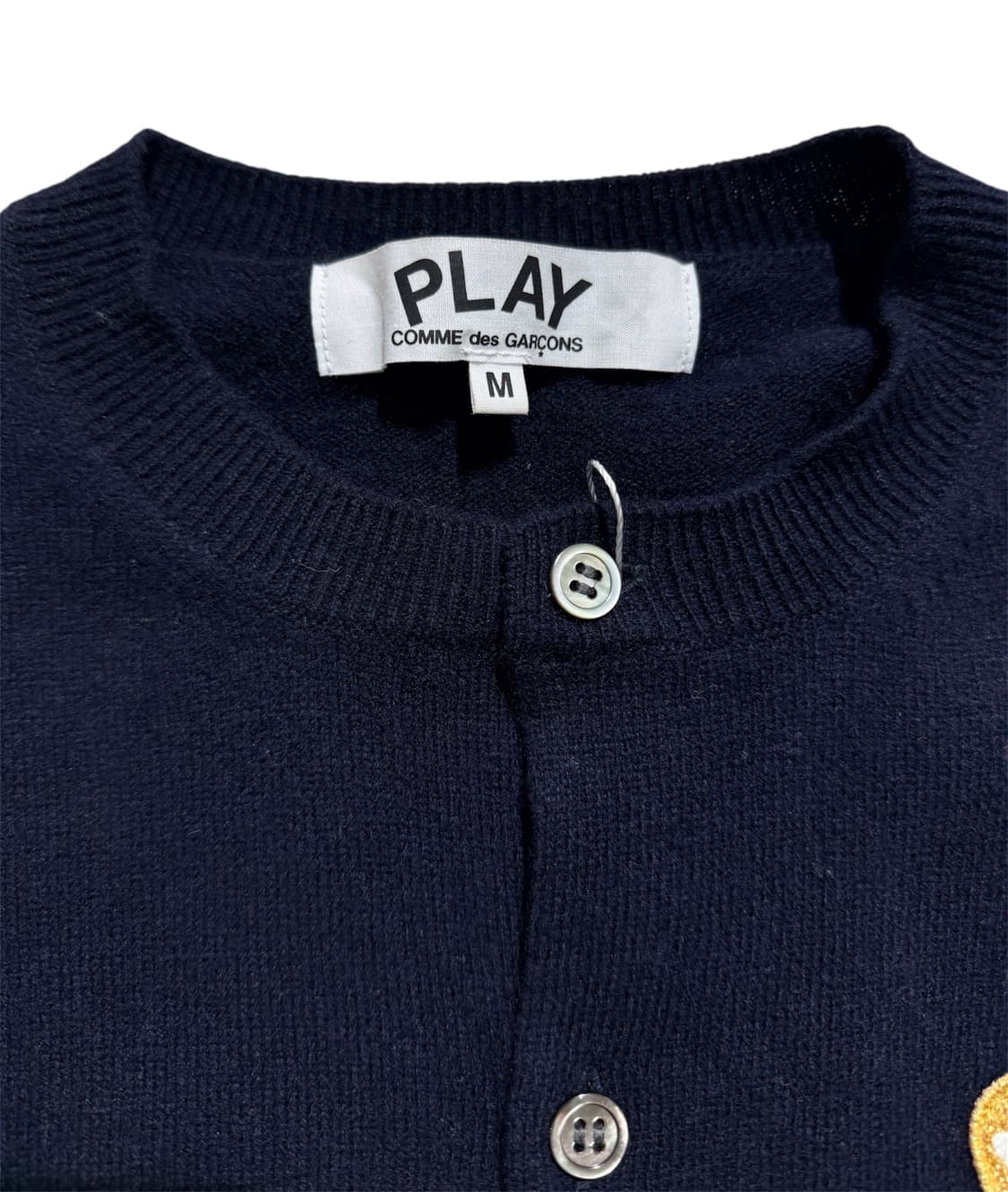 꼼데가르송 골드 하트와펜 가디건 상품이미지4