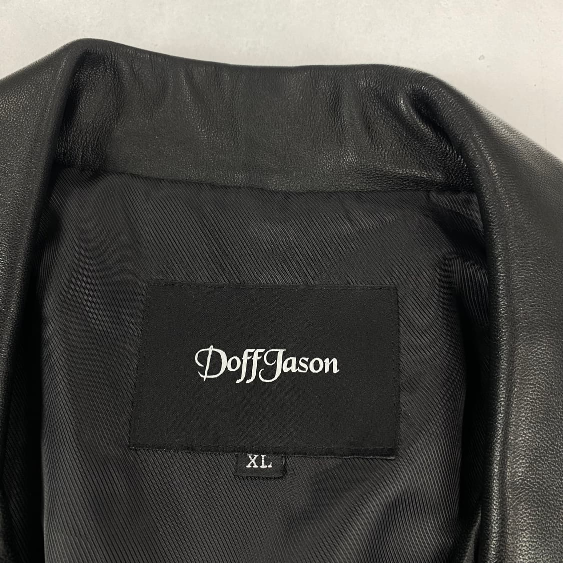 도프제이슨 블랙 양가죽 레더 자켓 (105) 상품이미지6