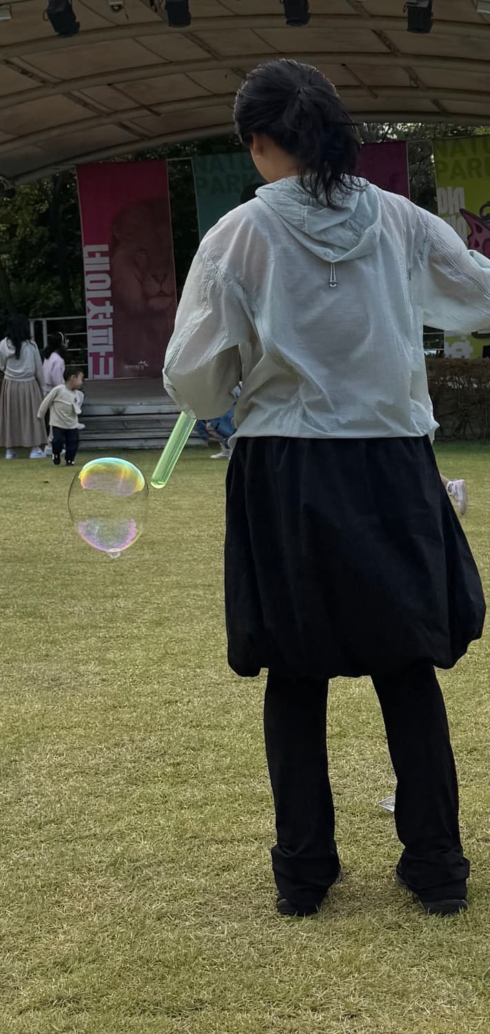 샵피에브레 스트라이프 펌킨 벌룬 치마 상품이미지2