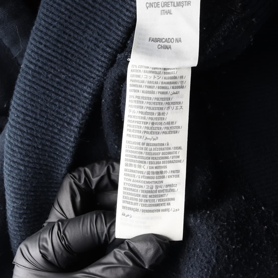 아베크롬비 앤 피치 빅로고 머슬핏 후드티 L 상품이미지6