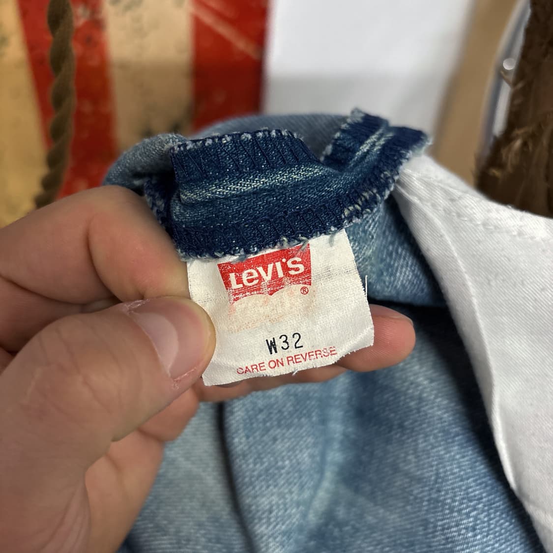 00s 리바이스 렌지니어드 진 3D 커브드 데님팬츠 빈티지워싱 N546 상품이미지9