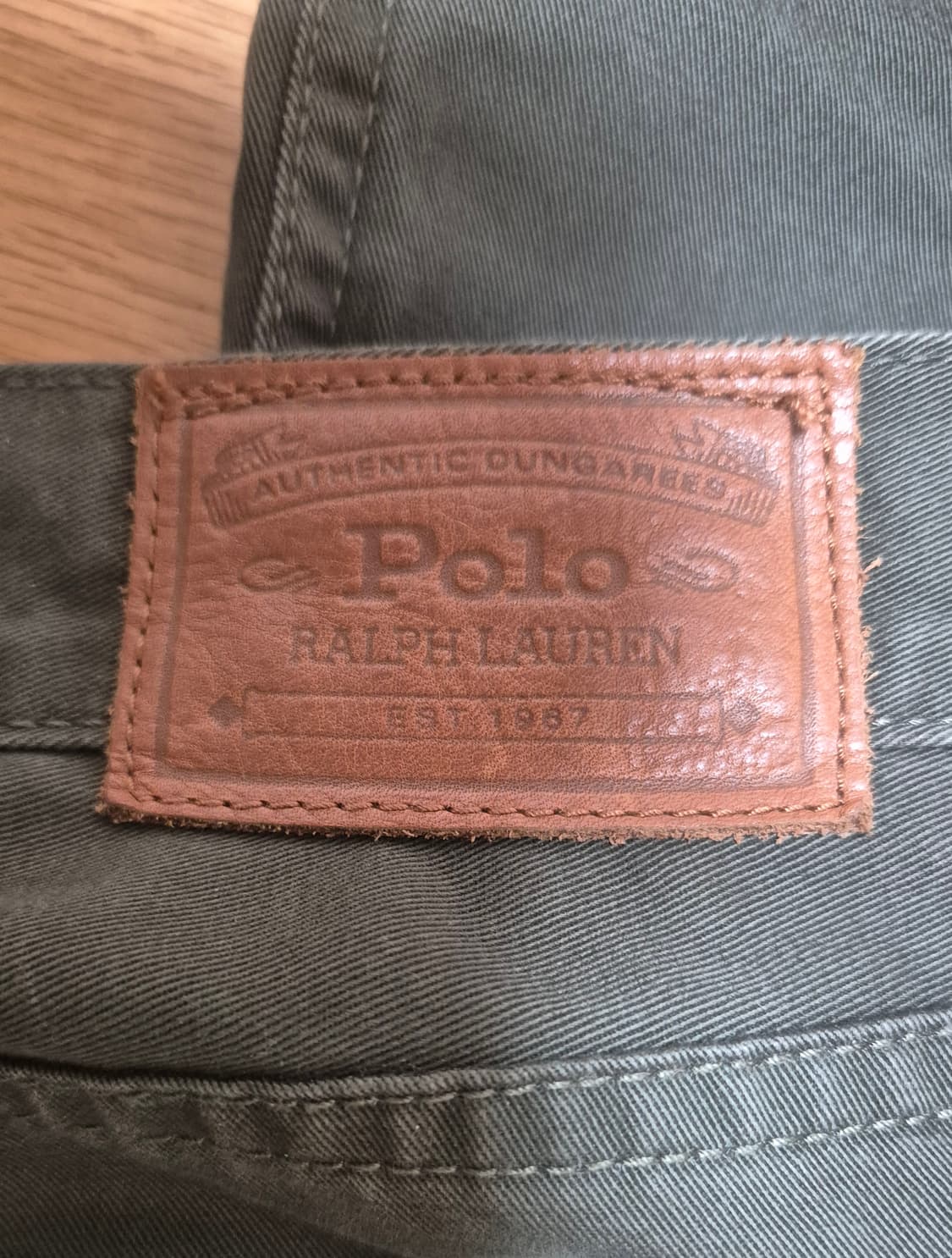 폴로 랄프로렌 카키 스트레이트 치노 32/82A 상품이미지4