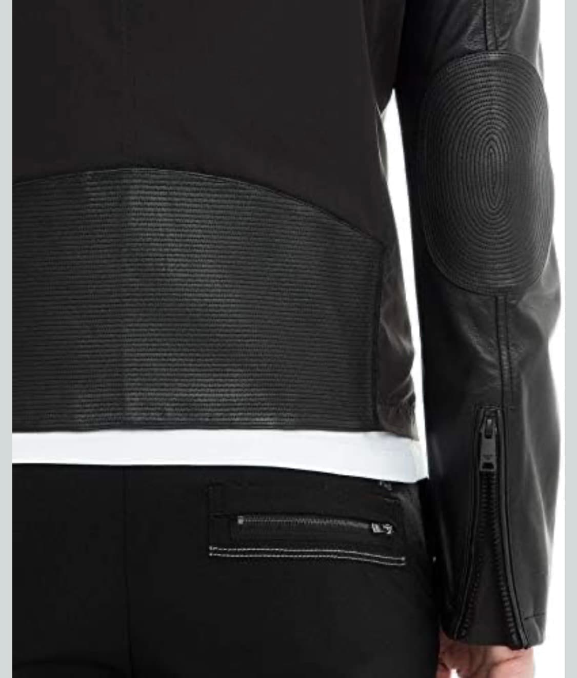 엠포리오 아르마니 2way zip leather  jacket 상품이미지5