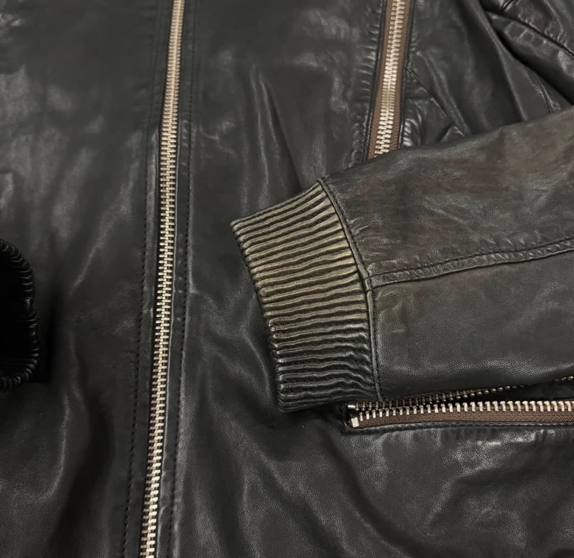 (L)올세인츠 블랙 양가죽 라이더 자켓 상품이미지7
