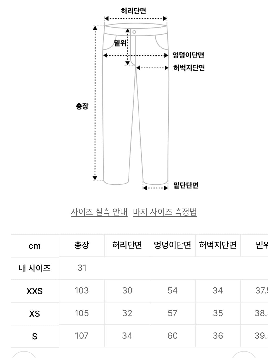 락케이크 96 투웨이 조거팬츠 xs 네이비 상품이미지2
