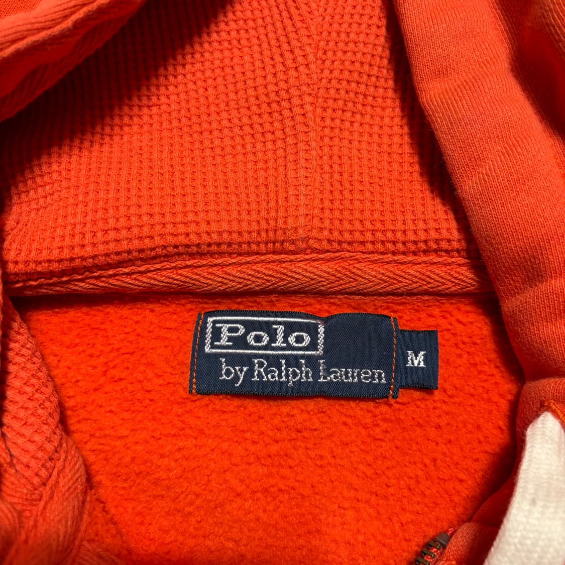 M 폴로랄프로렌 오렌지 기모 후드집업 상품이미지4