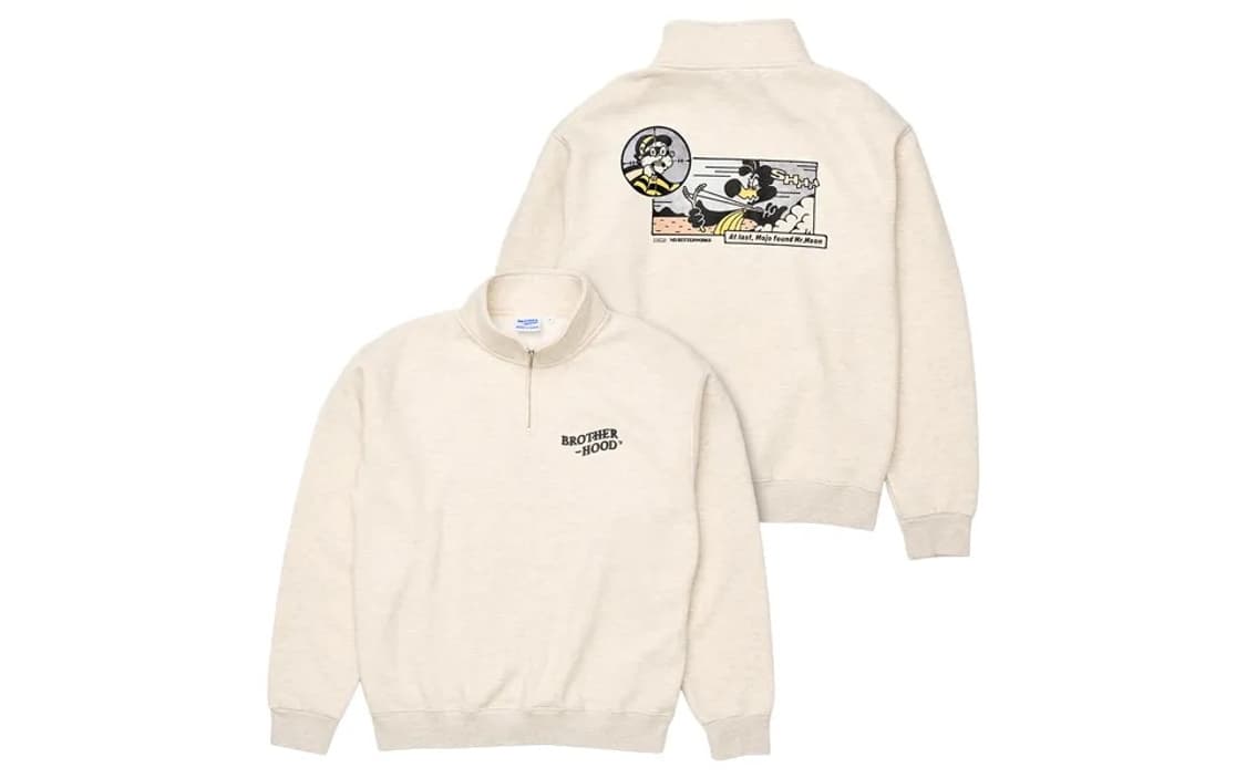 빠더너스 모베러웍스 하프집업 맨투맨 (2XL) 상품이미지1