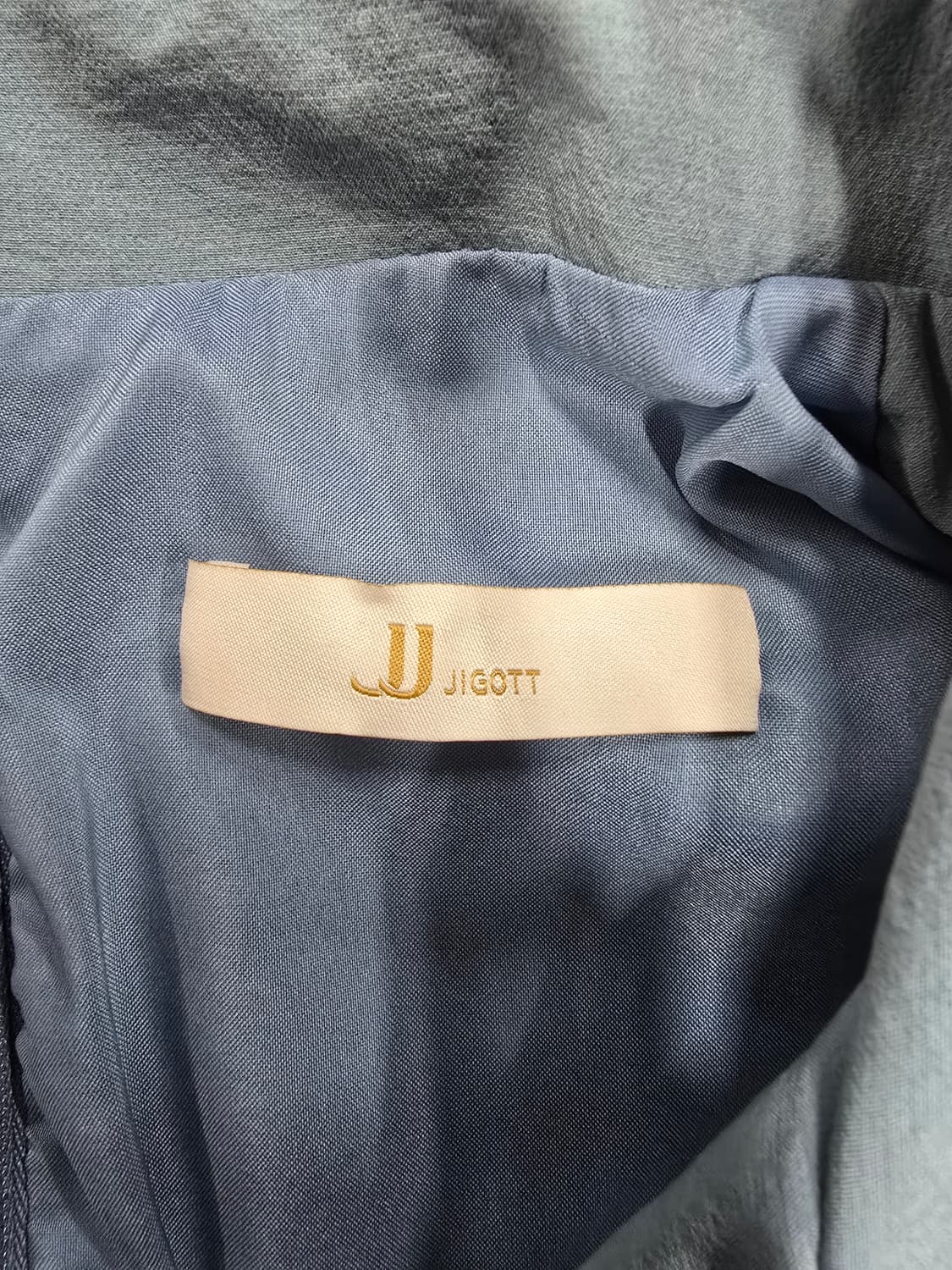 jj지고트 벨트 플레어  원피스 블루계열 상품이미지8