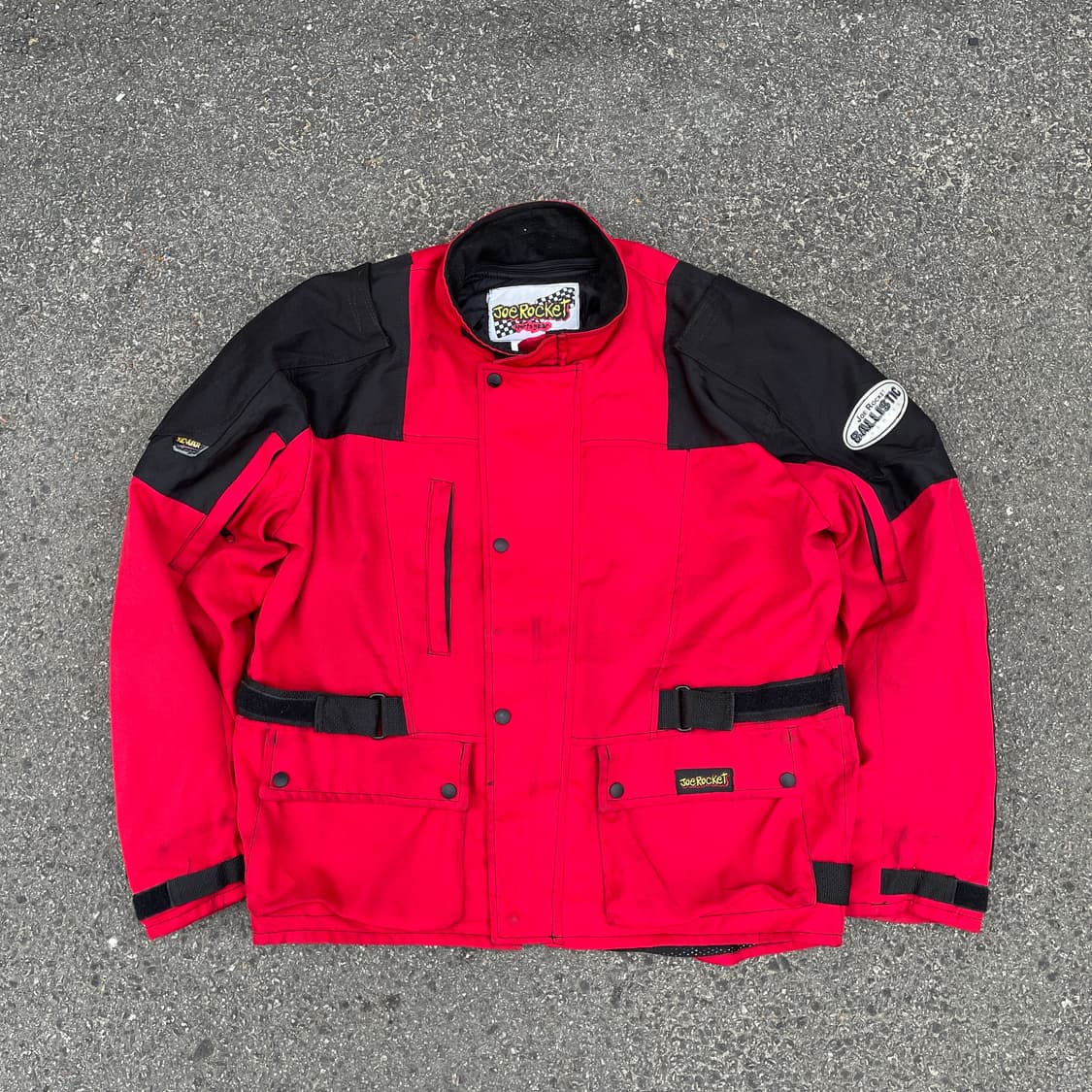 90s JOE ROCKET 레이싱 자켓 올드스쿨 라이더 점퍼 L 상품이미지1