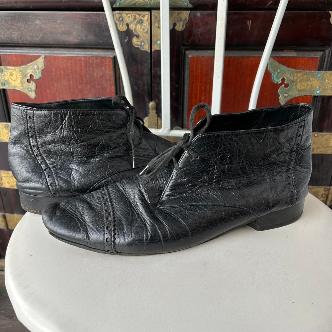 발렌시아가 레더 부츠 상품이미지1