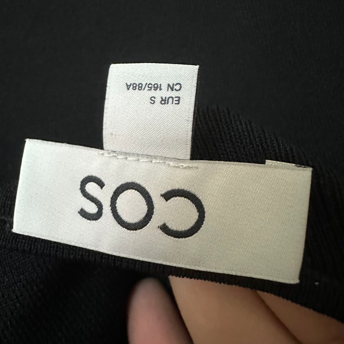 우먼S COS 코스 롱 원피스 블랙 상품이미지5