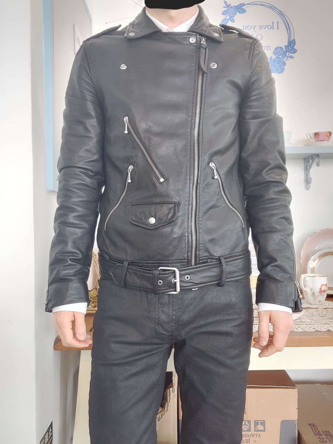 올세인츠 양가죽 라이더자켓 Torrance 95사이즈 상품이미지2