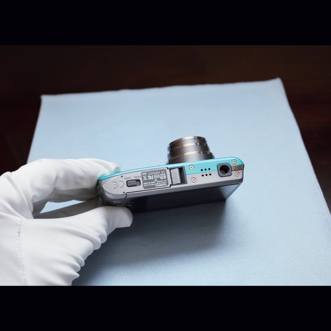 레어<준민트급><아일릿모카>카시오 z2300 민트 블루 빈티지 디카 상품이미지5