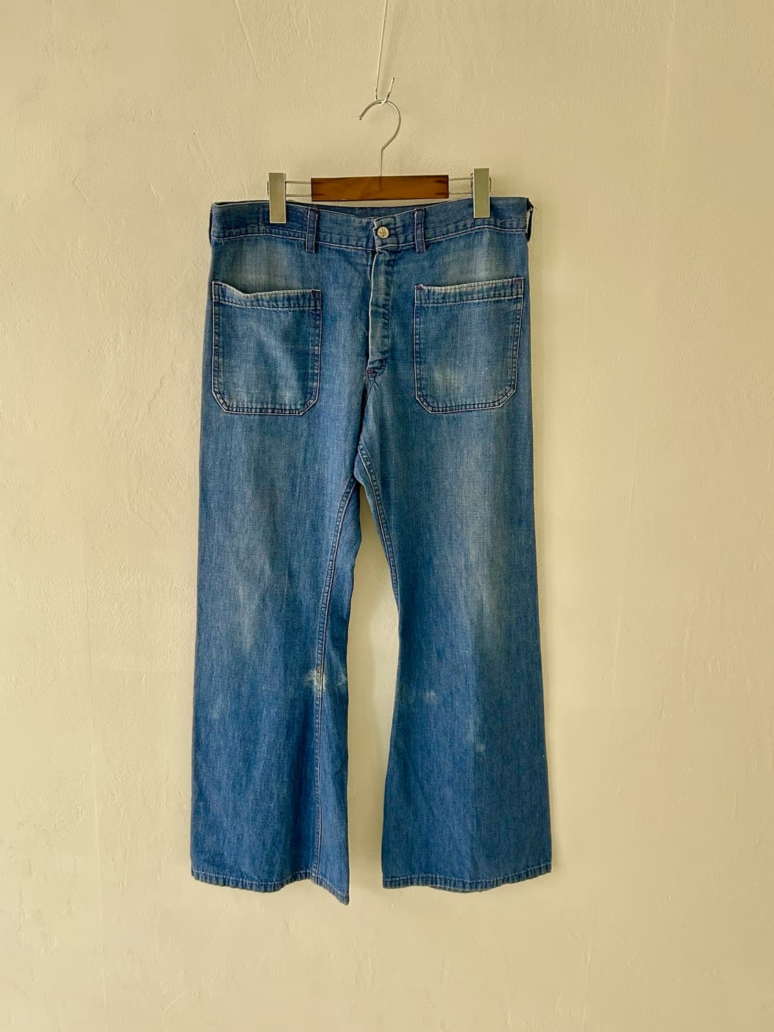 70-80's Vintage US Navy Sailor Denim PT 상품이미지1