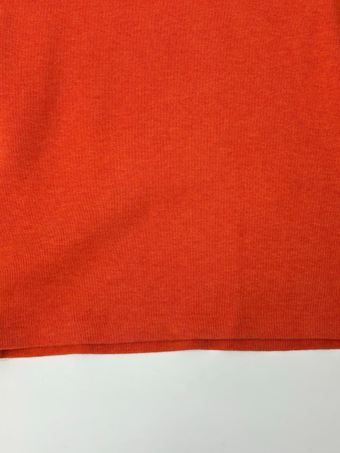 Polo 폴로 랄프로렌 오렌지 컬러 코튼 반집업 니트 상품이미지5