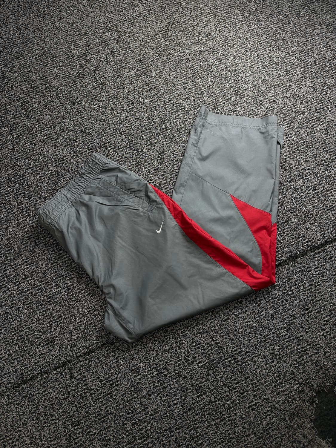 나이키 스우시 자수로고 립스탑 밴딩 트랙팬츠 4057 상품이미지1