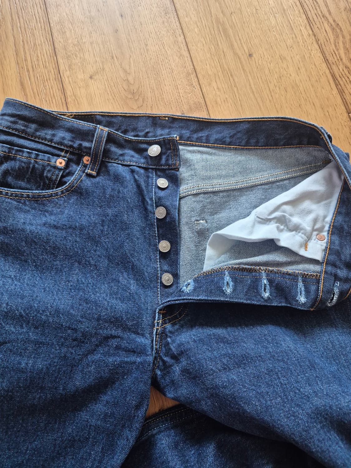 90s 리바이스 501 33x32 made in usa(일본판) 상품이미지4