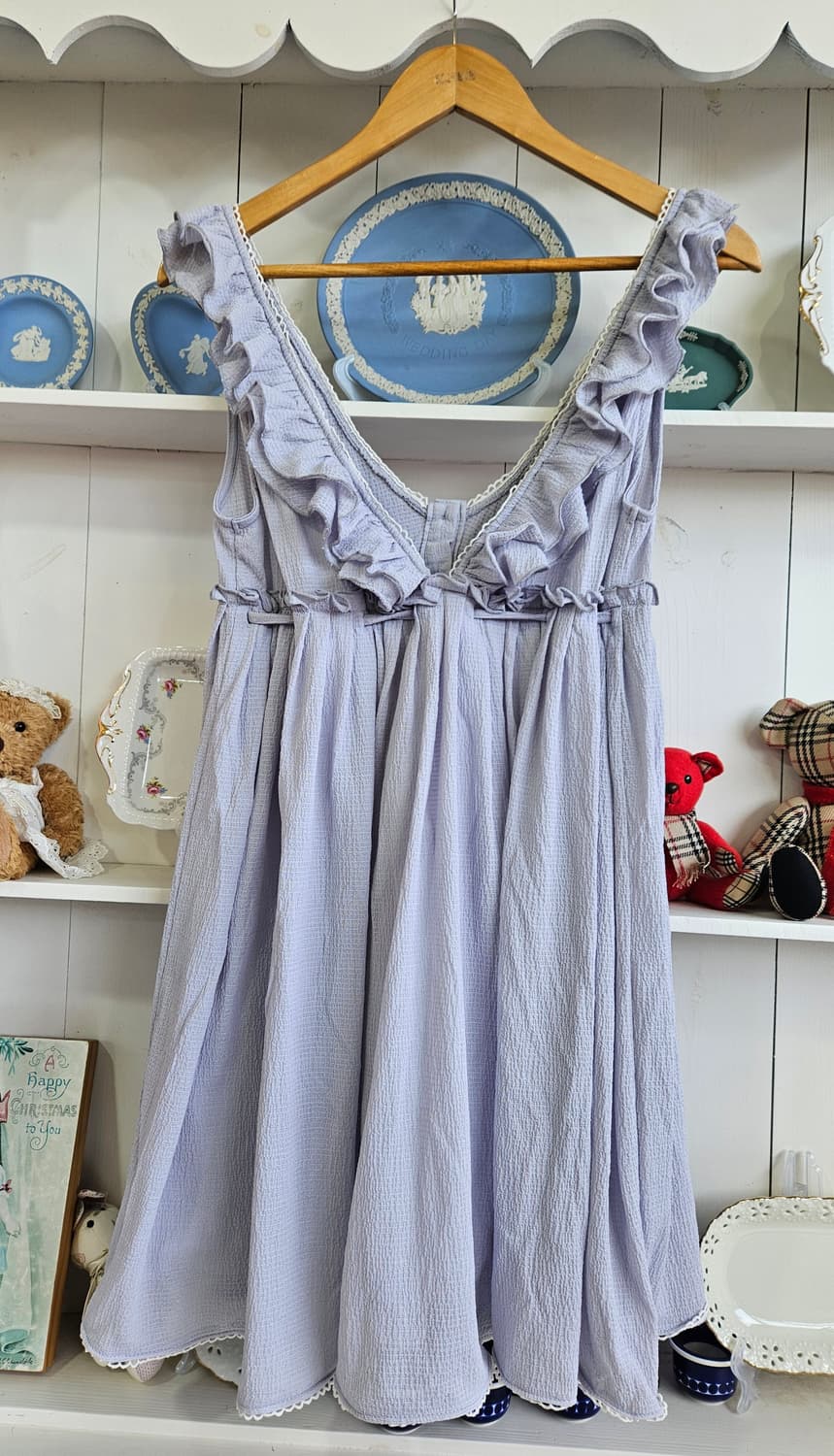 프릴 슬리브리스 원피스 상품이미지5