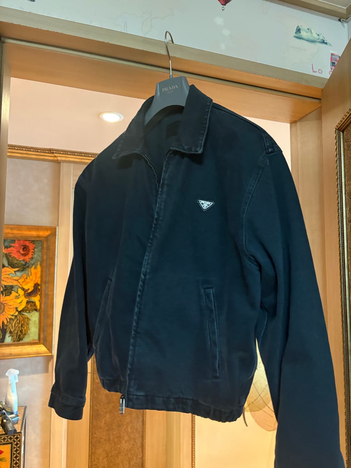 프라다 데님 자켓 옵시디언 L 사이즈 팝니다. 상품이미지5