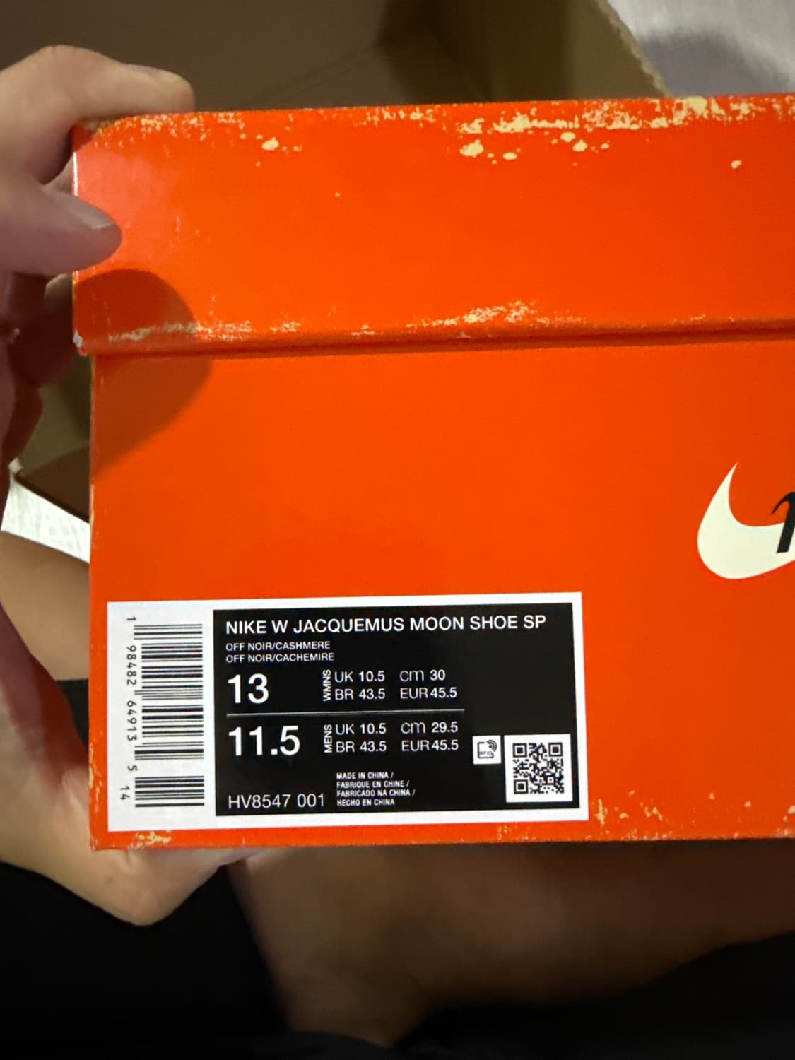 Nike x Jacquemus 문 슈 Off Noir Cashmere 상품이미지3