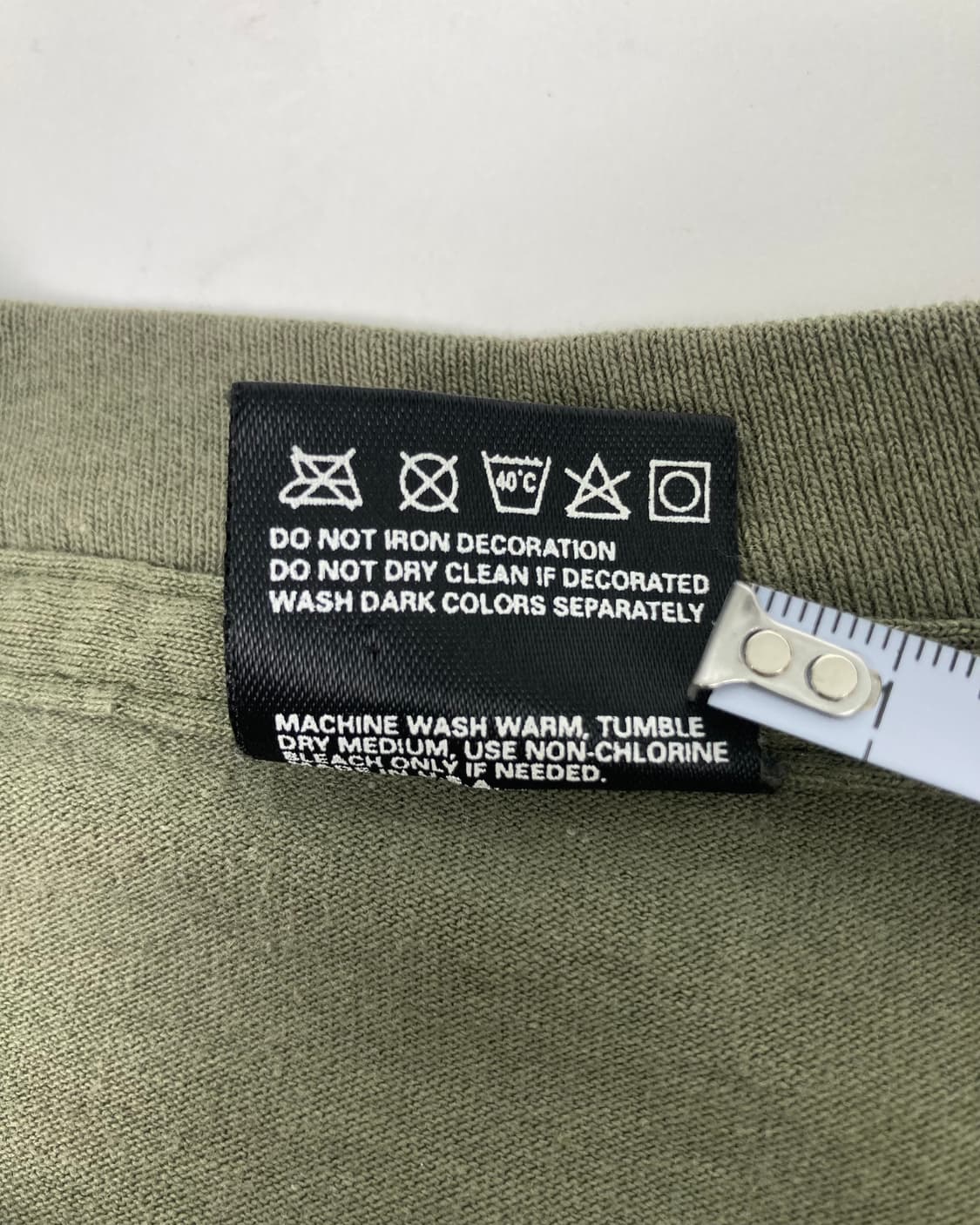 90s Single Stitched Tee (olive green) 상품이미지4