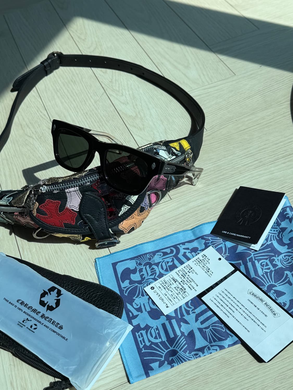 크롬하츠 딕 핏제너 블랙 실버 선글라스 안경 상품이미지1