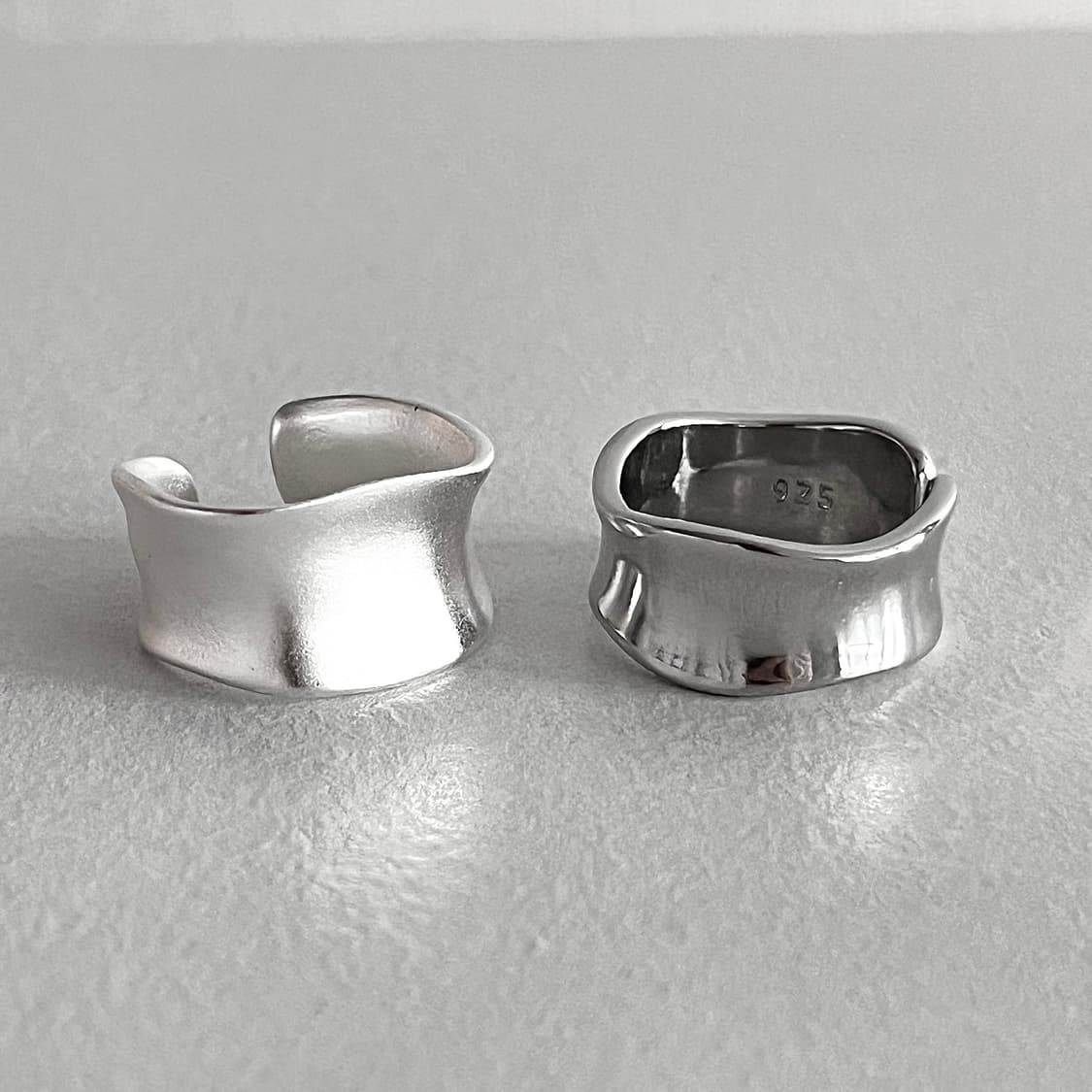 클래식 볼드 반지 2종 상품이미지2