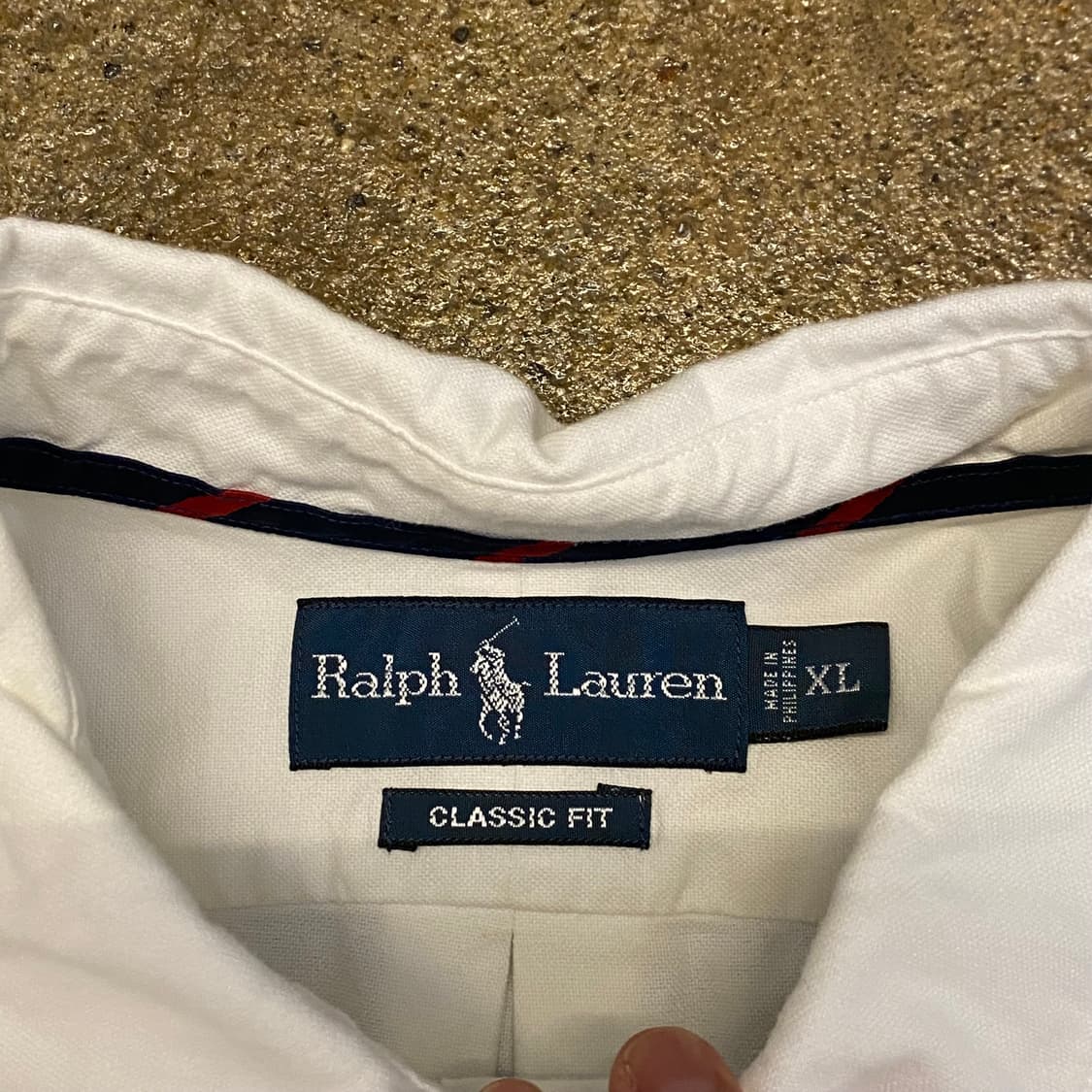 미국 빈티지 폴로 랄프로렌 화이트 셔츠 남방 흰셔츠 상품이미지5