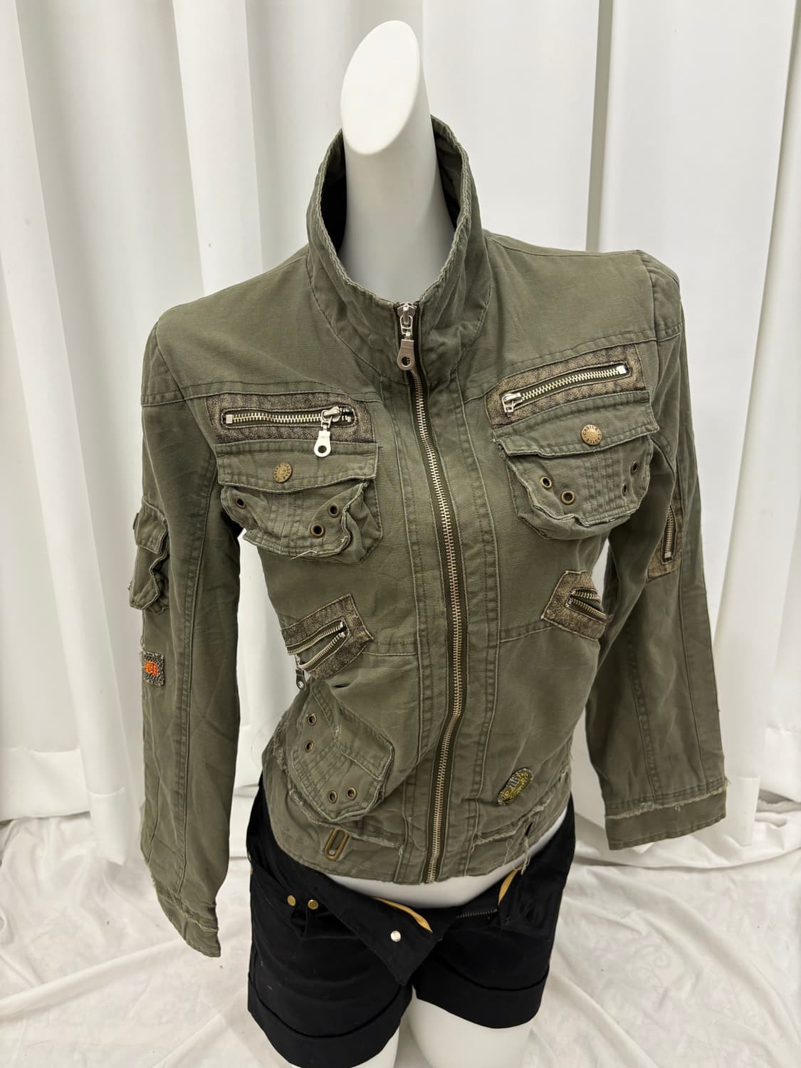 y2k 포켓 디테일 야상자켓 상품이미지4