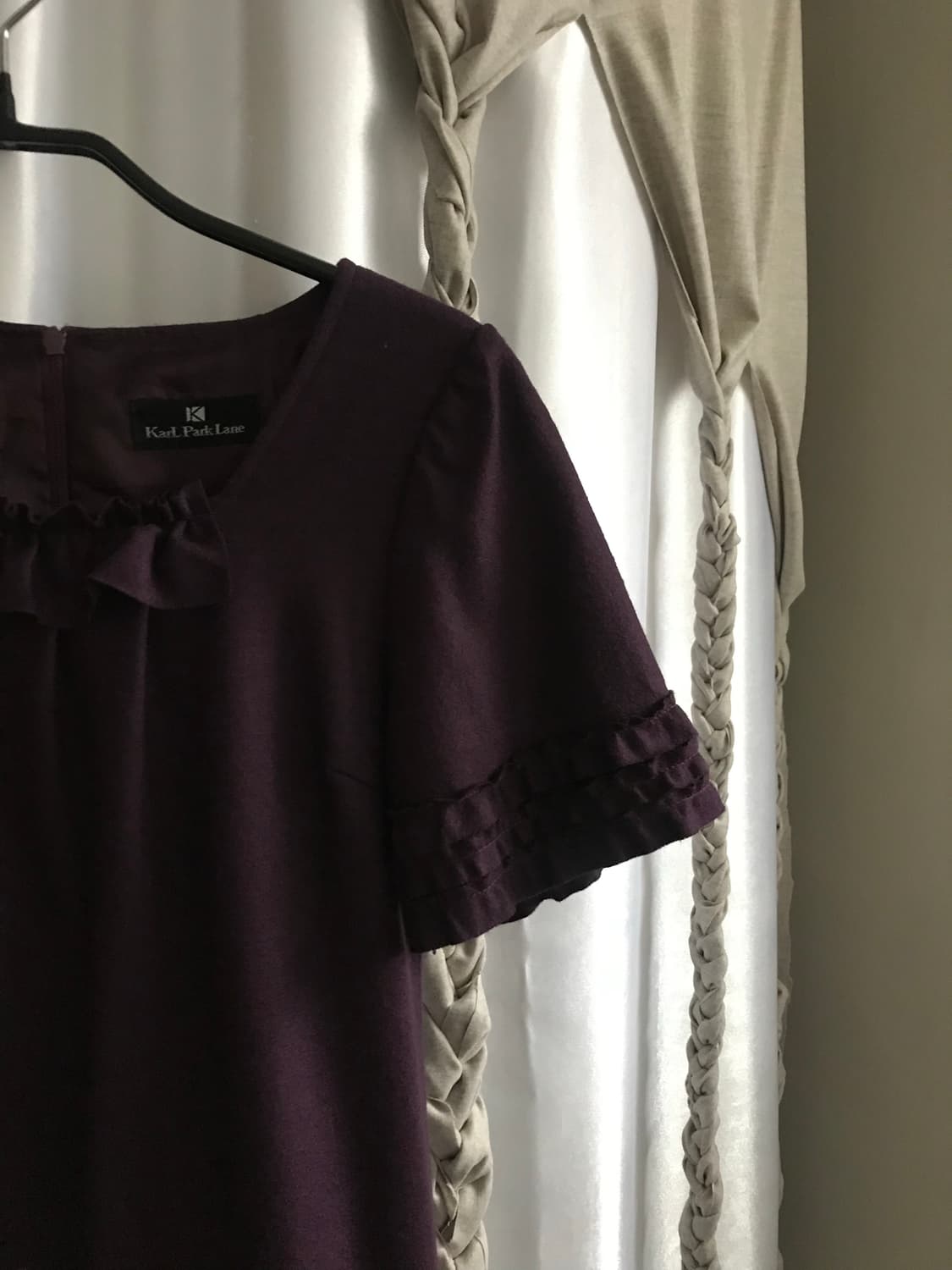 vintage purple frill one-piece 상품이미지7