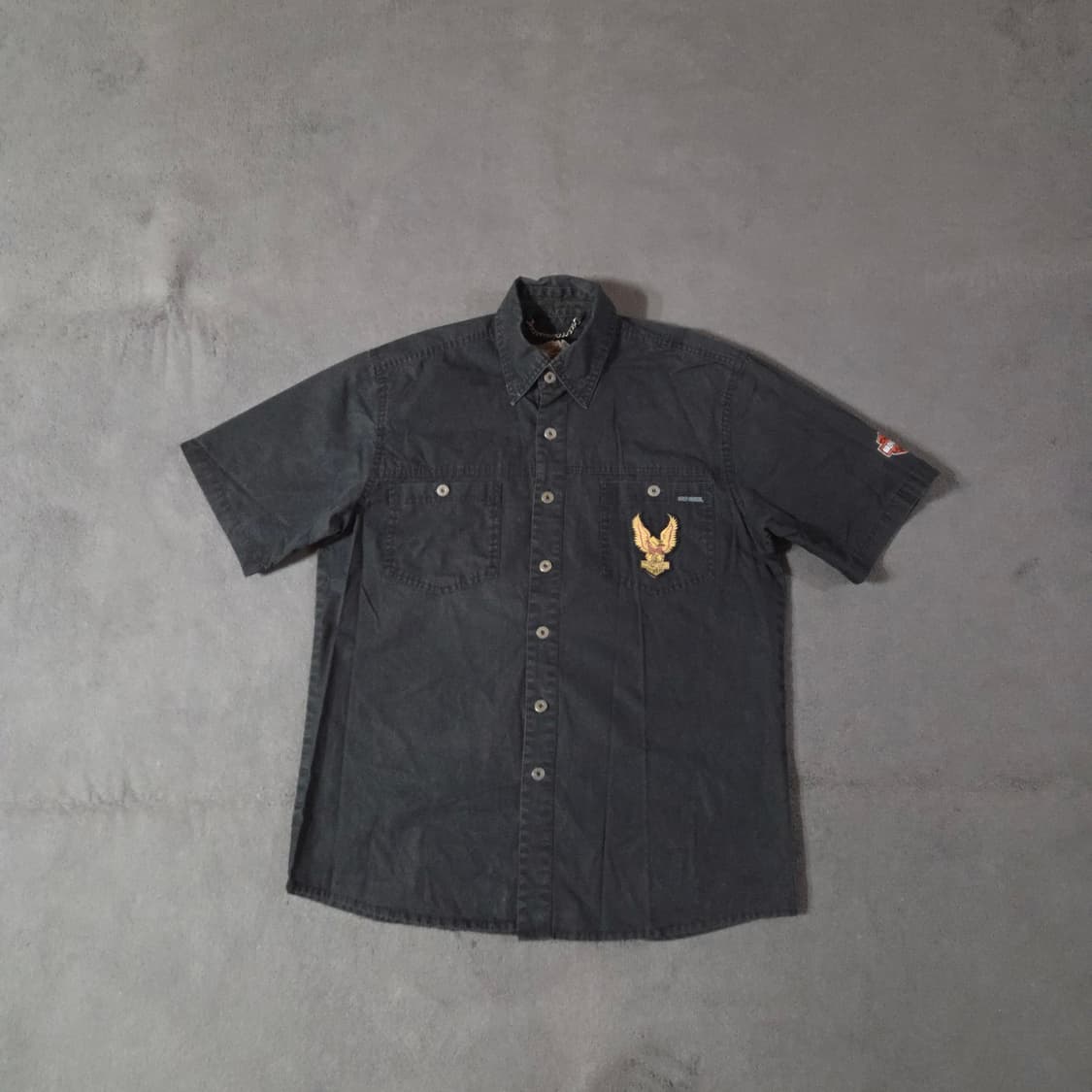 할리데이비슨 페어리 헤비코튼 반팔 셔츠 M 상품이미지1