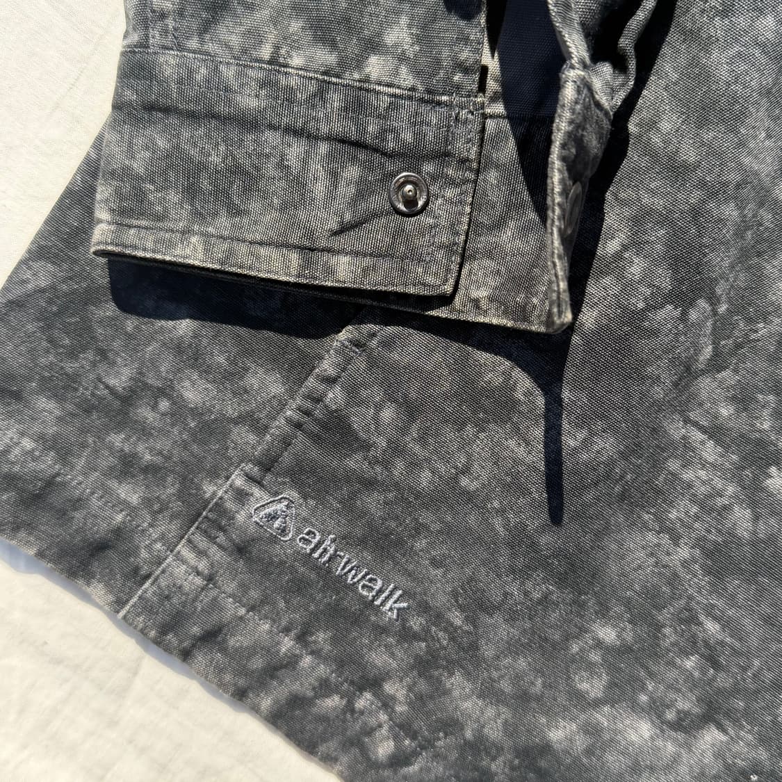 에어워크 블랙 카모 밀리터리 집업 자켓 상품이미지3